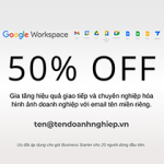 Google Workspace giảm 50% giá